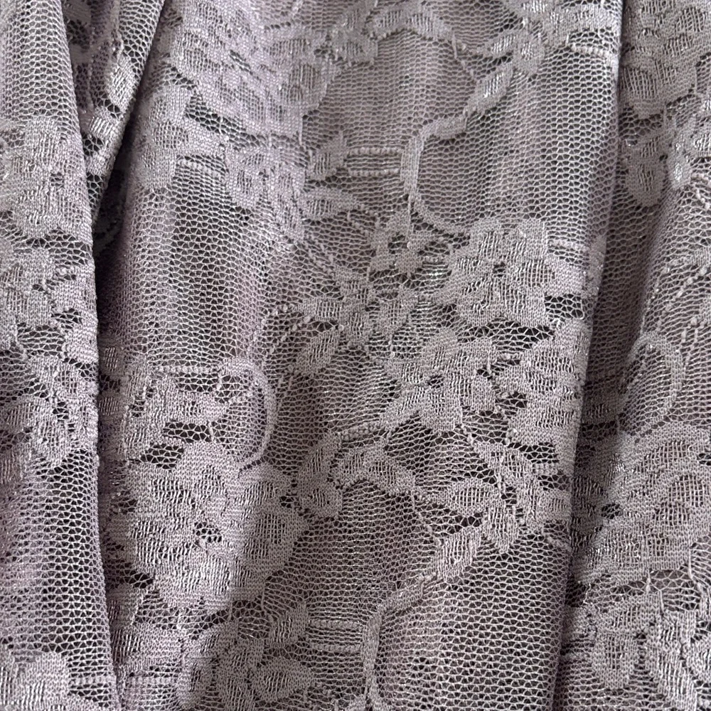 Ultra Pink Asymmetrical Lace Skirt in Mauve - Picture 4 of 5